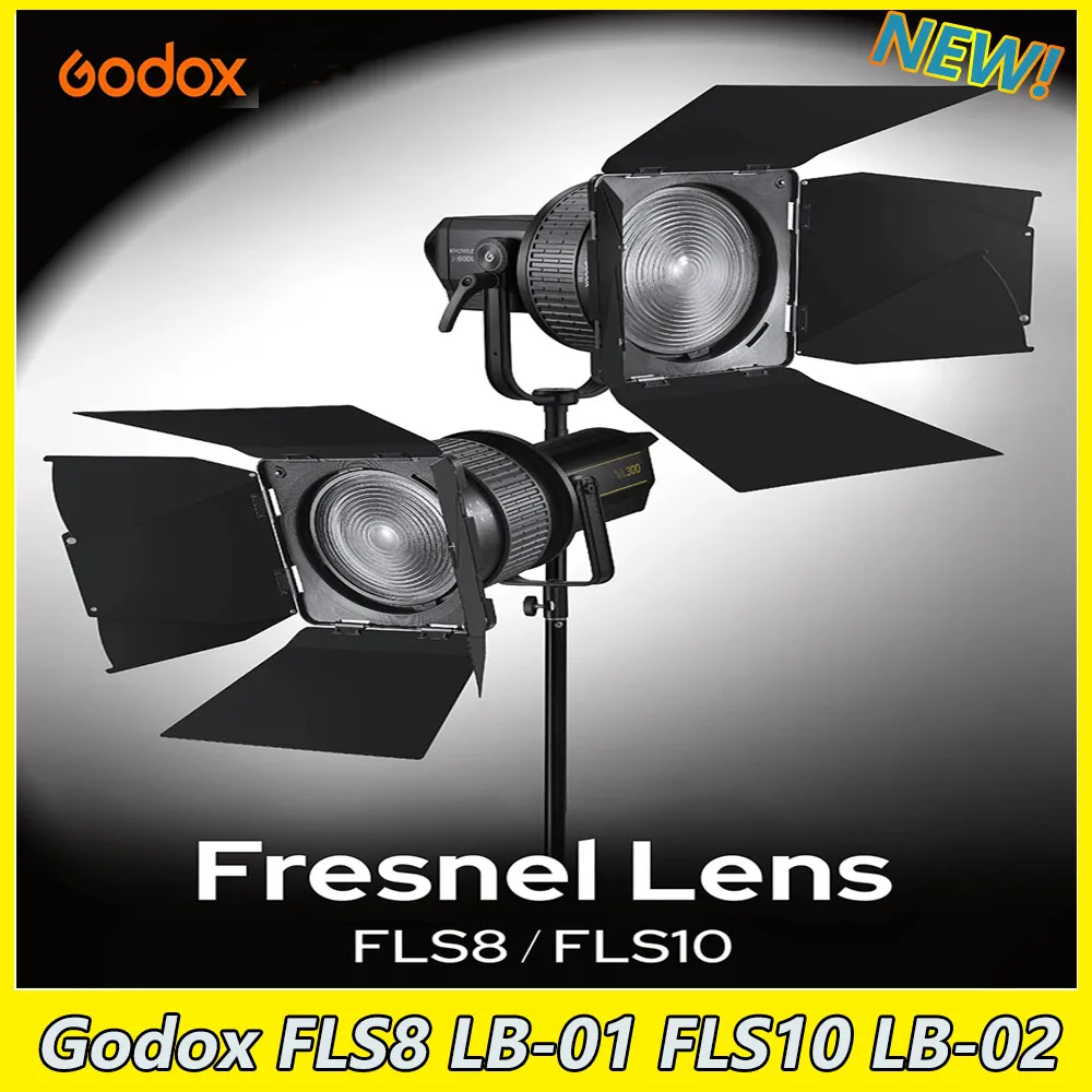 Godox FLS8 LB-01 FLS10 LB-02 линза Френеля Bowens Mount светильник A многофункциональная фотосессия для Godox SL150II SL200II VL150 VL300
