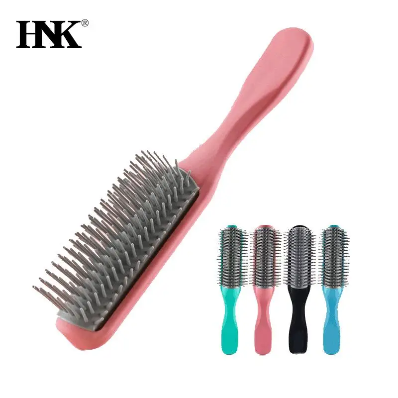 

Hair Scalp Massage Comb Nine Row Comb Detangling Hair Brush Barber Shop Salon Hairdressing Comb For Women Hair Care Styling Tool