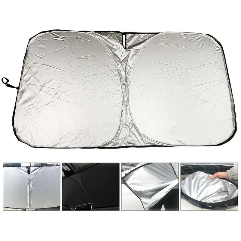 

Car Windshield Sun Shade Cover Reflective Sun Visor Protector For Car UV Rays To Keep Vehicles Cool Sunshade Fit Various Model