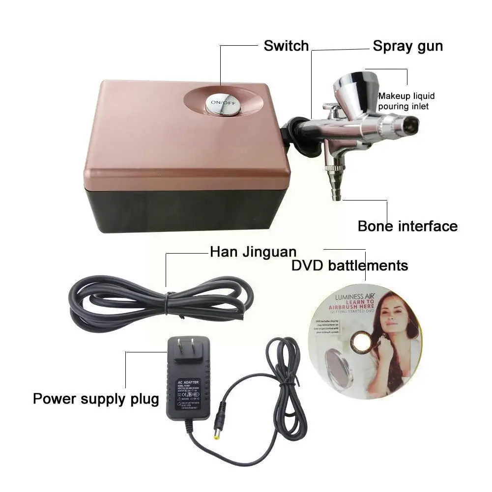 

Gravity Mini Airbrush Detachable Skin Care Fluid Cup Spray Paint Diy Paint Tattoo Art Nail Tool Gun Makeup Accessories Face N2a9