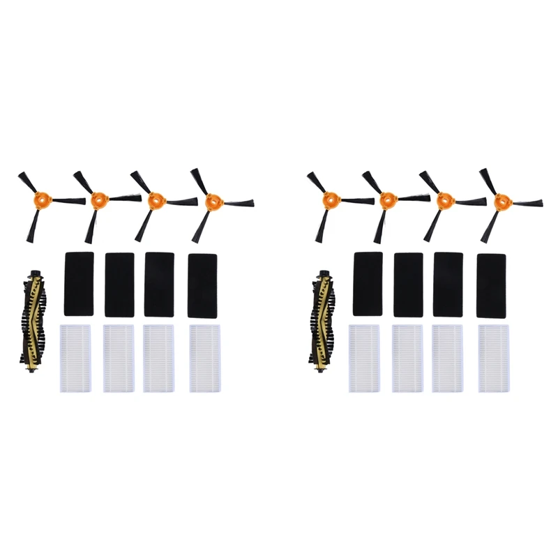 

18 Pack Replacement Roller Brush Filter Side Brushes For Neatsvor X500 Tesvor X500 Robot Vacuum Cleaner Parts