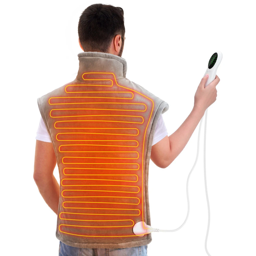 

Temperature Control 10 Gears Soft Electric Heating Pad Heated Shawl Home Office