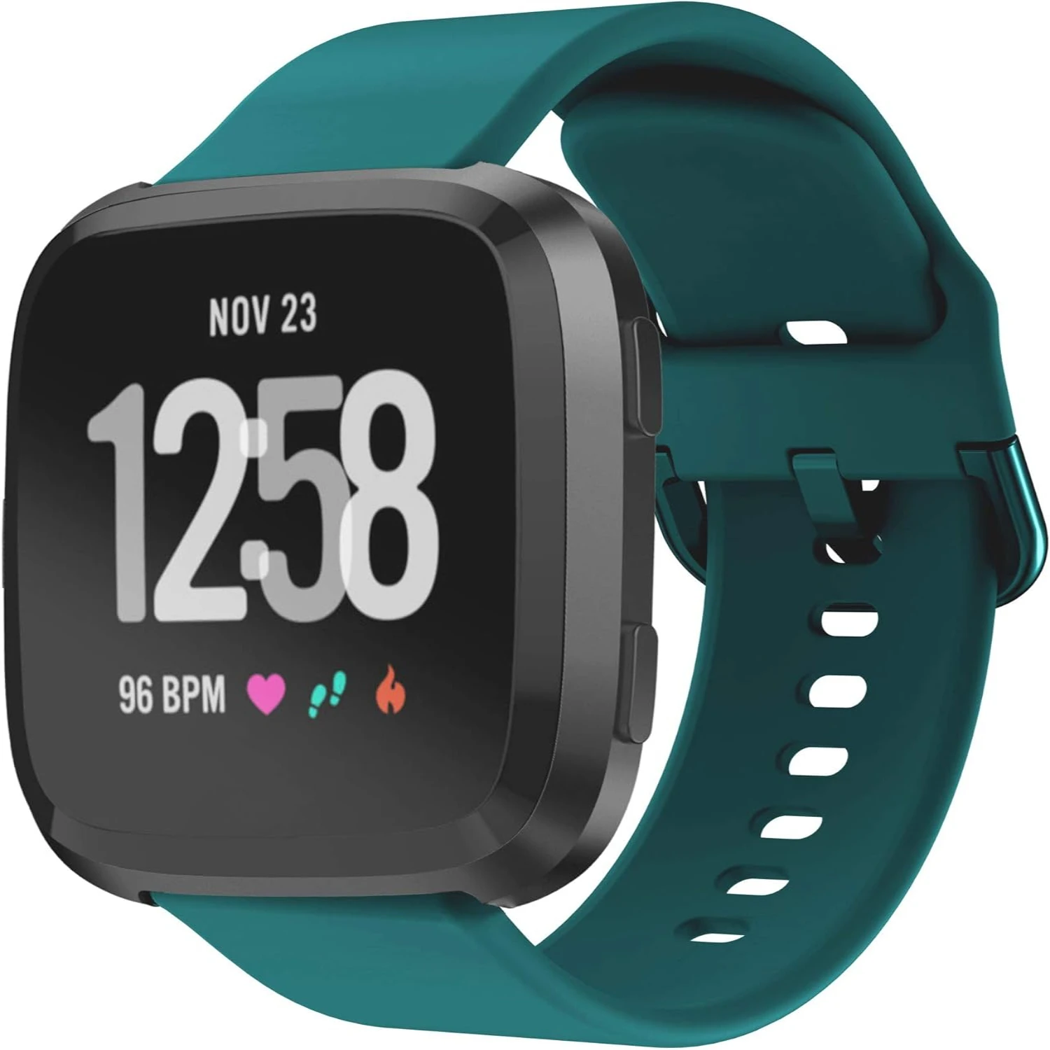 Durable and Comfortable Silicone Sports Wristband Bracelet for Versa 2/Versa/Versa Lite Edition Smartwatch by DKEnjoy - Reliable