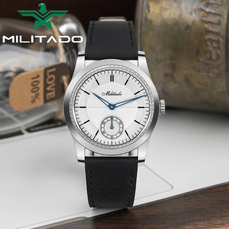 Фото Militado ML09 Мужские часы VD78 Кварцевый механизм BGW9 Светящиеся часы K1 Сапфировое стекло 100 м Водонепроницаемые кварцевые часы №1