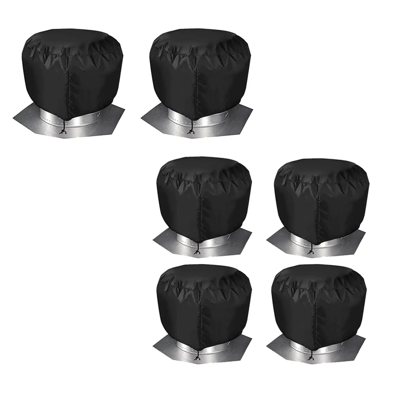 

Крышка для вентиляционного отверстия на крыше, бленда для дома, холщовая, 20 дюймов X 20 дюймов, Черная