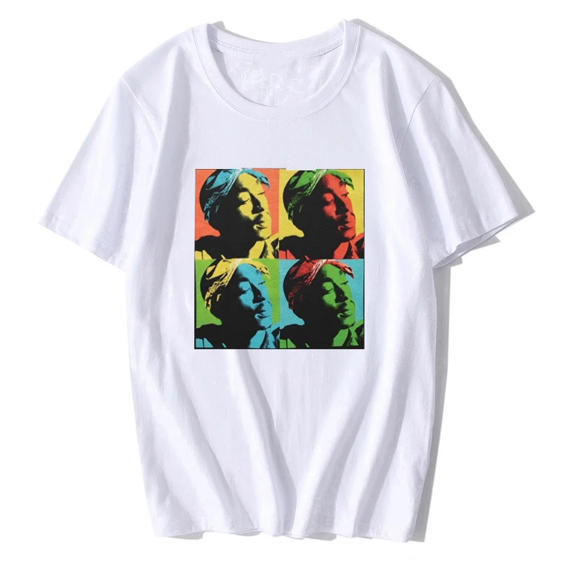 Модная мужская летняя футболка Tupac 2pac Thug Life Rap в стиле хип-хоп с художественным