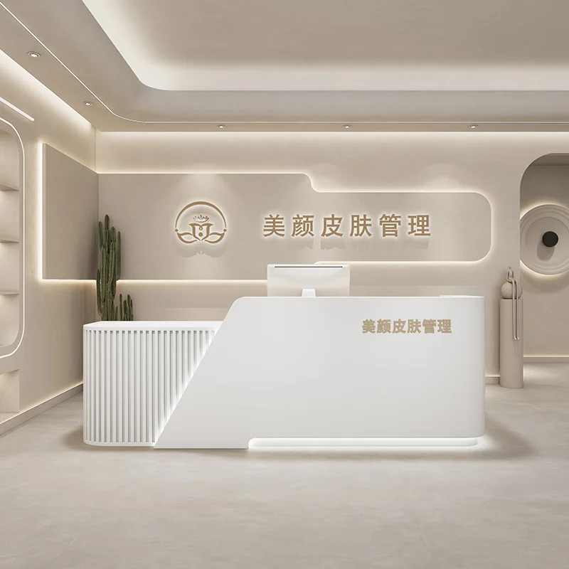 Стойка регистрации на приемнике стойка для медицинской выставки мебель подъезды