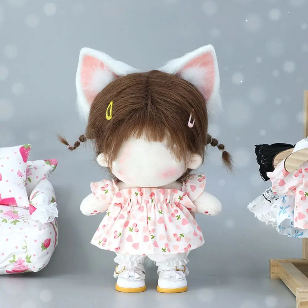 

14inch Doll Clothes Suit Decor Hair Accessories 20cm Doll Accessories Headwear Tails Plush Doll Headwear Cute Headband