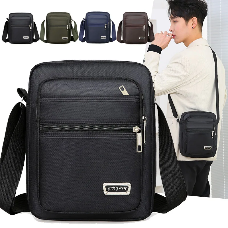 

Waist Men's Crossbody Messenger Bags Male Canvas Shoulder Bags Men Handbag Chest Shoulder Belt Bag Casual Large Boy Satchel Grey