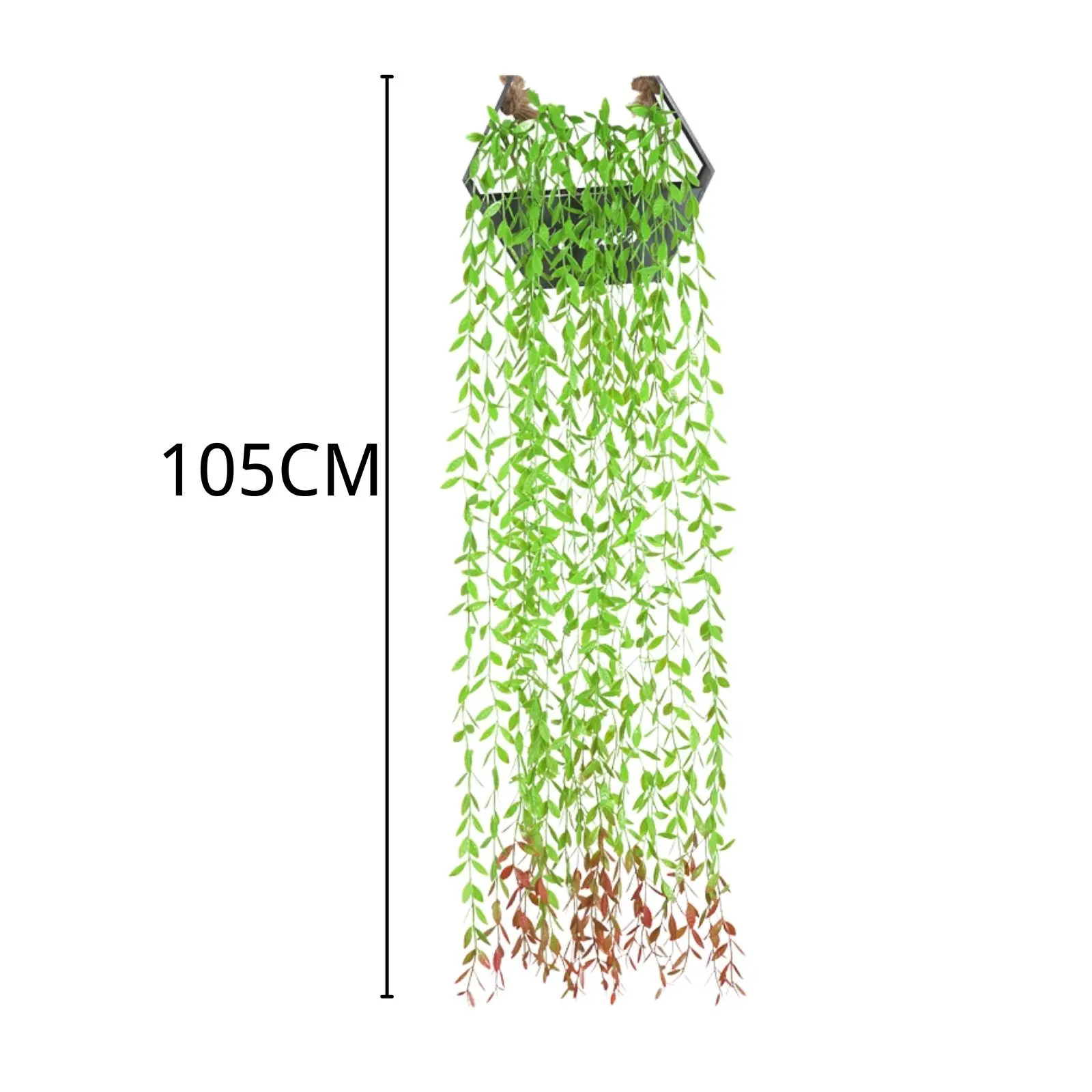 Фиолетовая искусственная настенная подвесная корзина цветок лоза украшение для