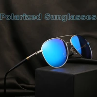 mens luxury polarized sunglasses unisex driving fishing eyeglasses retro pilot sunglasses male uv400 protection eyewear shades