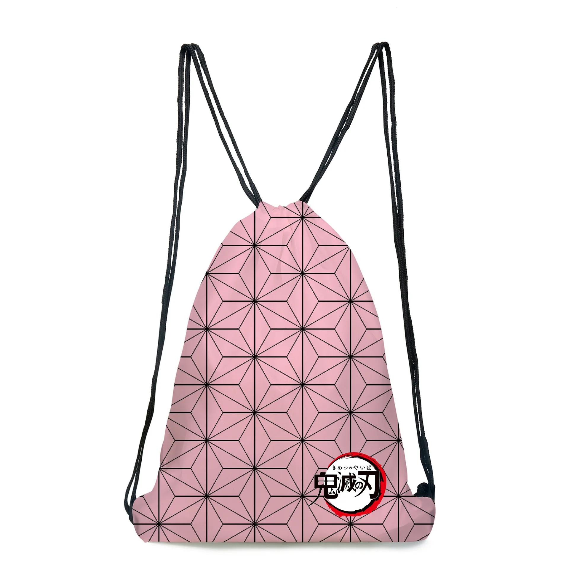 

Anime Demon Slayer Kimetsu No Yaiba Tomioka Giyuu Drawstring Bag Teenage Girl Boys Fashion Storage Backpack Travel Bags Gift