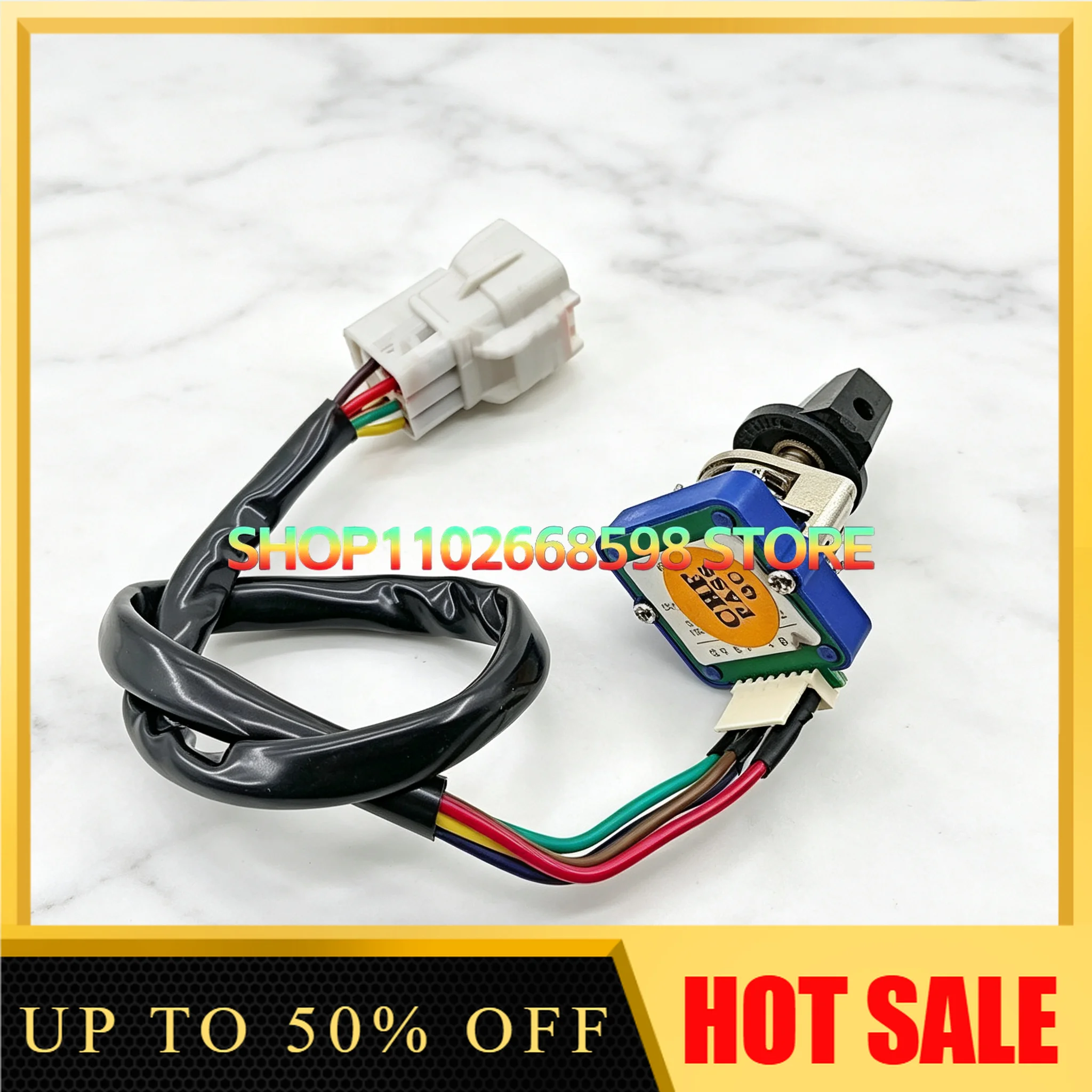 Фото Ручка дроссельной заслонки для экскаваторов LG915, 920D, 925D, 923D, 922D, переключатель топливной передачи, запчасть от производителя, артикул 34B0324 №4