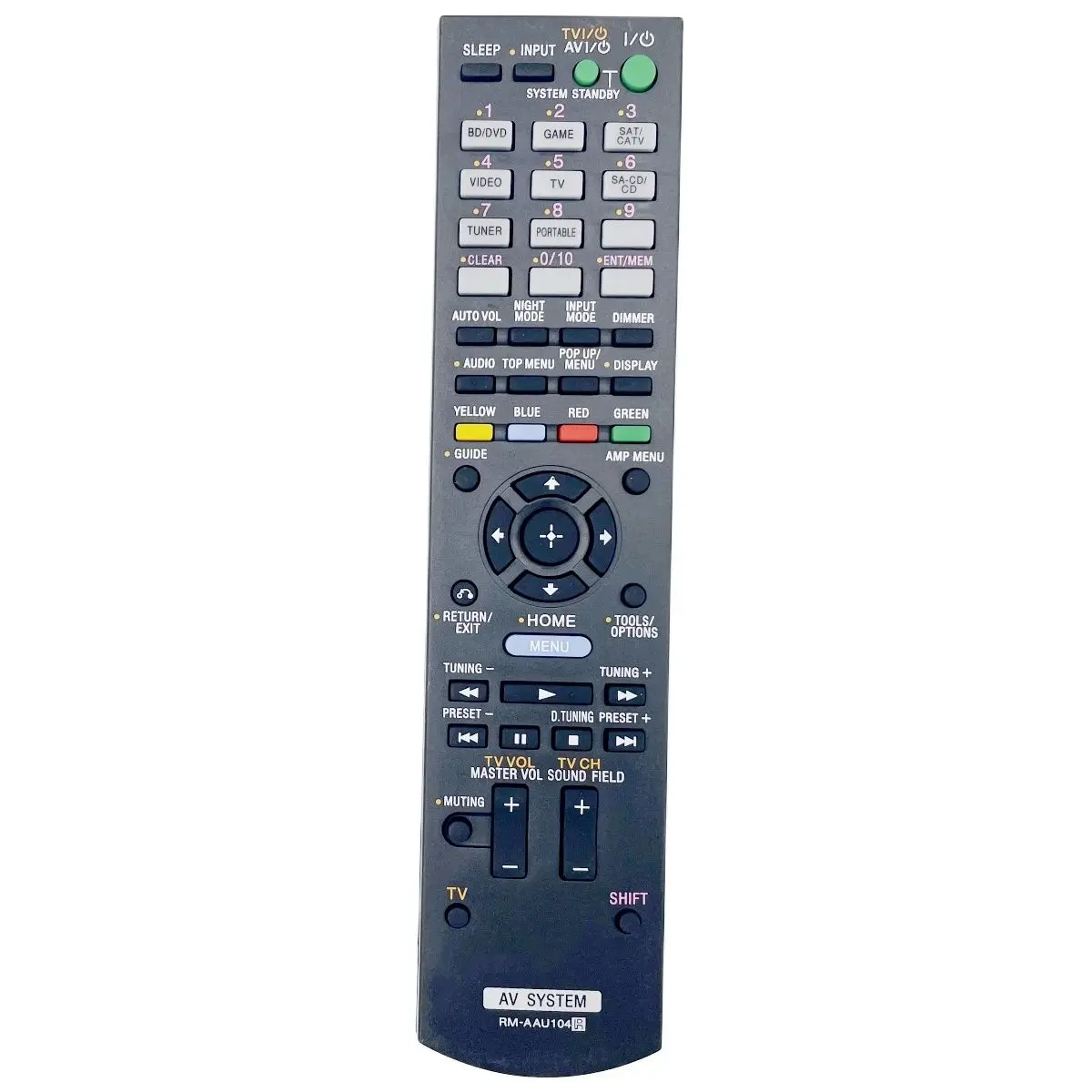 Пульт дистанционного управления RM-AAU104 для AV-ресивера SONY STR-DH520 STR-DN610 STR-DH710 STR-DH720 STR-DH720HP, совместимый RM-AAU106 RM-AAU107
