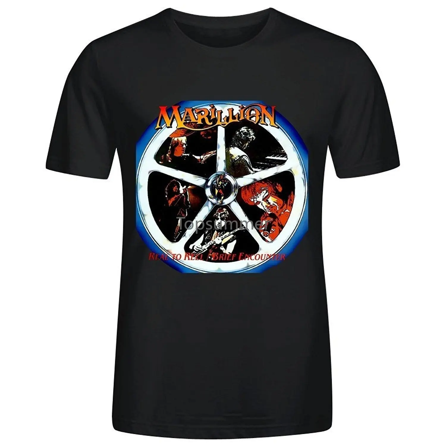 

Men T Shirt Marillion Real To Reel Printed T Shirts For Funny T-Shirt Novelty Tshirt Women