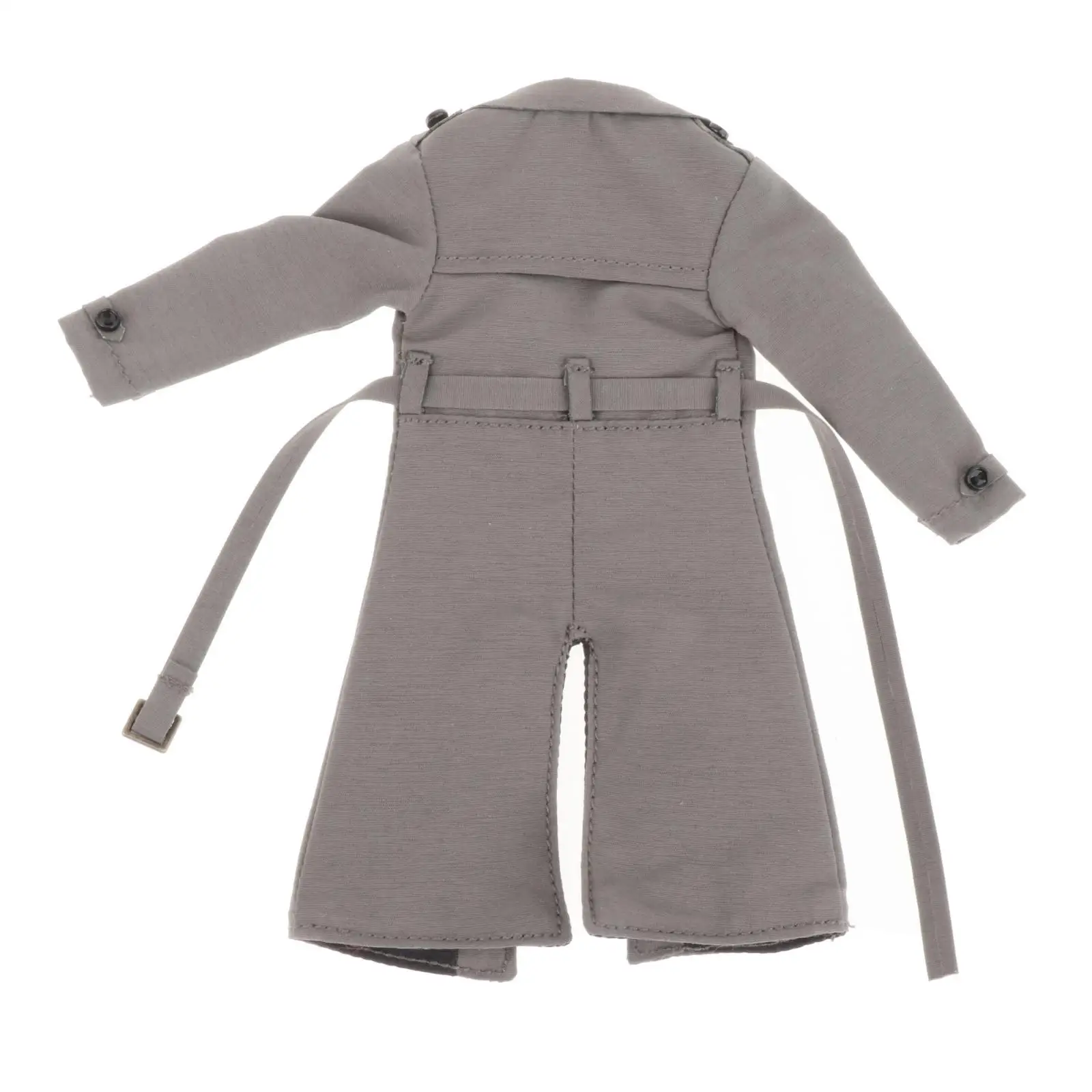 

1:12 Scale Miniature Trench Coat Fashion Accessories Outfit Cosplay Miniature Soldier Costume for 6inch Unisex Figures Accessory