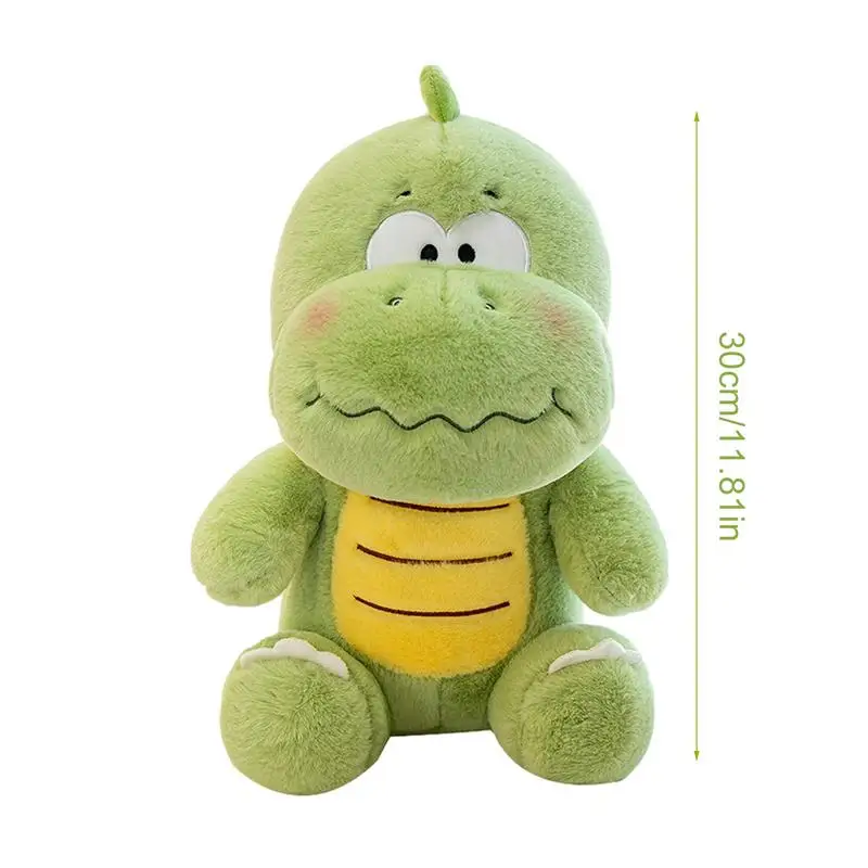 Милый динозавр плюшевый зеленый мягкая игрушка мягкий домашний декор удобная