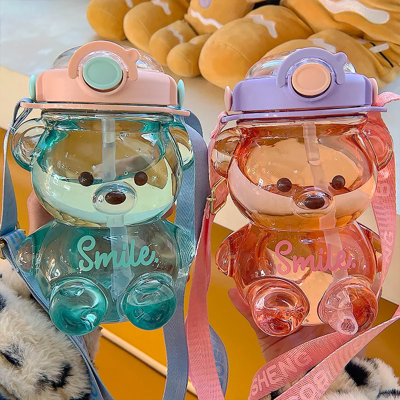 

Water Bottle for Girls Blender Kawaii Cup Garrafa Agua Milk Carton Reutilisable Thermos Academia Portable Regalos Personalizados