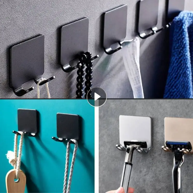 

Wall Storage Hook Power Plug Socket Razor Holder Home Wire Plugs Adhesive Hanger Home Office Storage Rack Kitchen Accessories
