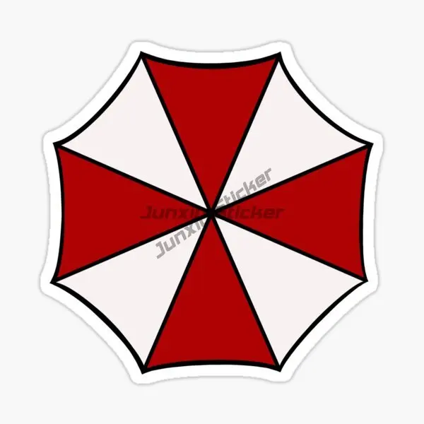 

Персонализированные забавные автомобильные аниме наклейки Umbrella Corporation, водонепроницаемая наклейка, бампер, автомобильные аксессуары для царапин