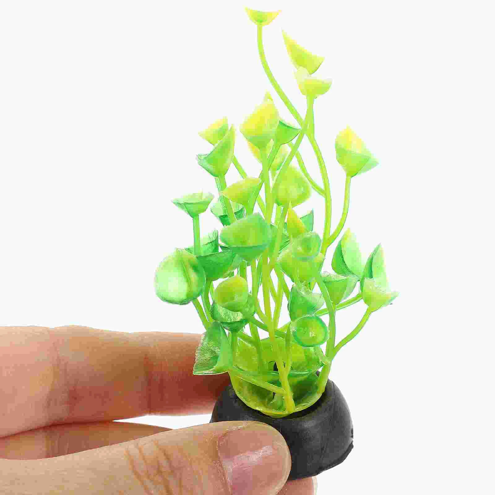 20 шт. суккулентные растения аквариум ландшафтный дизайн трава пластиковые живые