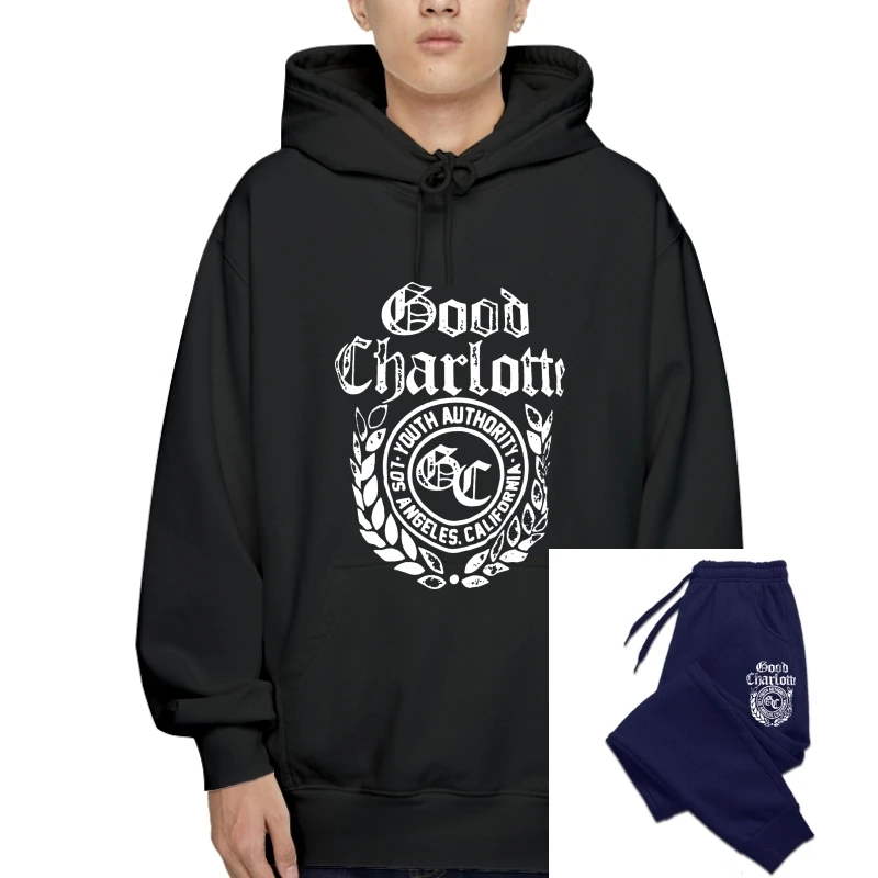 

Mens Good Charlotte Youth Authority Wreath Logo Sweatshirt Hoodies New XSSMLXL2XL3XL