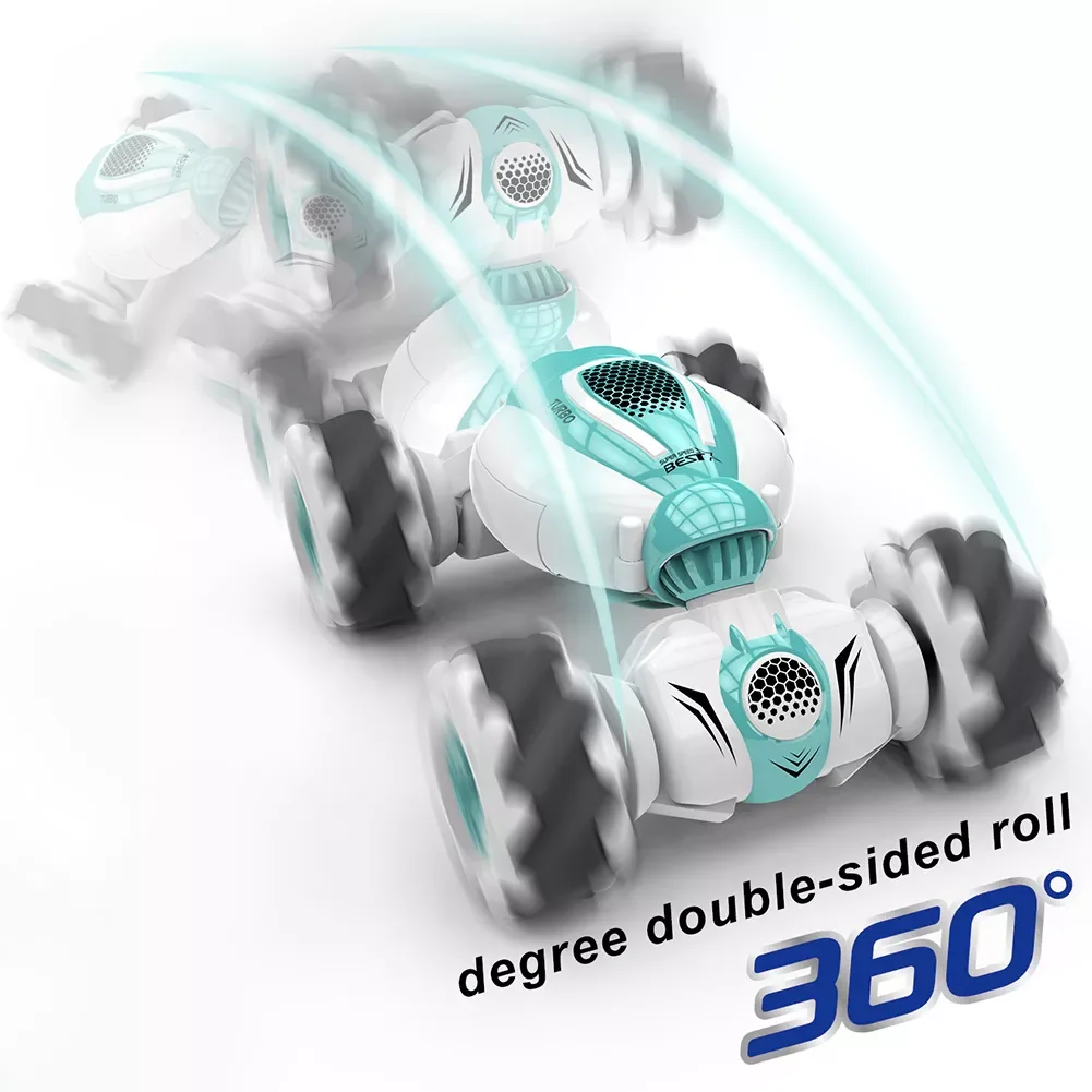 

4WD RC Car 2.4GHz Music Light Watch Gesture Sensor Twist Stunt Remote Control Off-Road Drift Vehicle Toys for Childs