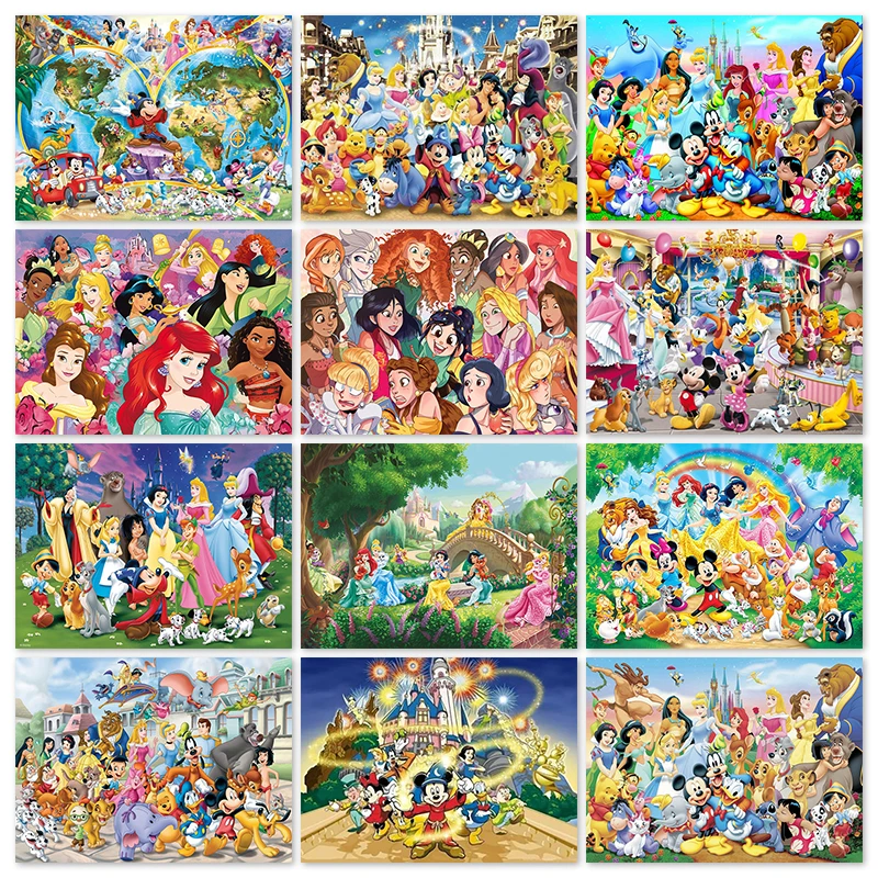 

Diamond Painting Disney Diamond Embroidery Crystal Diamond Painting Exquisite Cartoon Princess Painting Home Decoration Gift