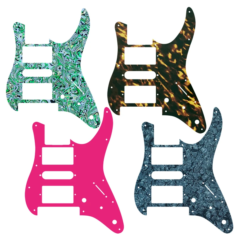 

Fei Man Custom Guitar Parts - For SCHECTER HSH MIJ Strat Guitar Pickguard With Schecter HSH PAF Humbucker Many Colors