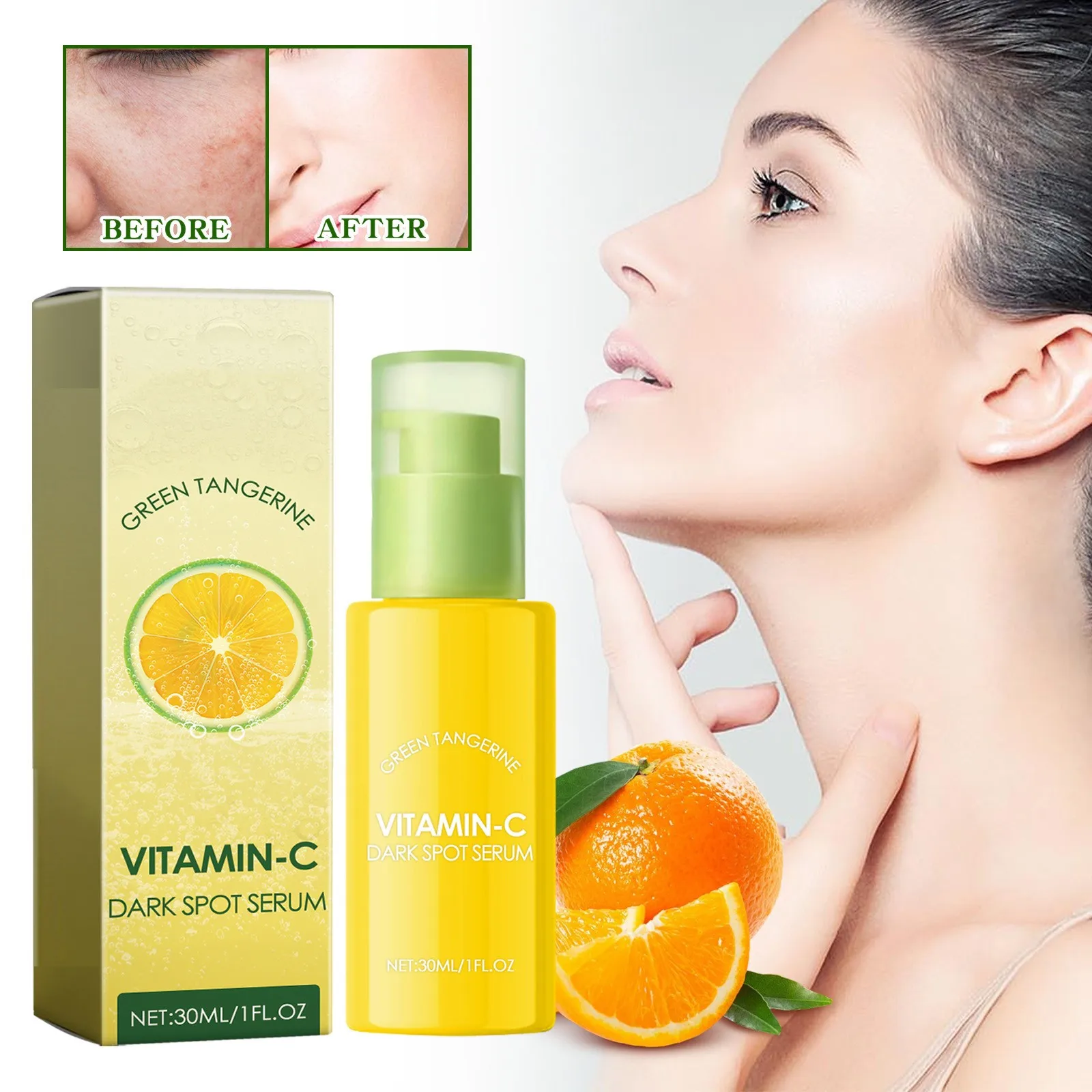 Зеленый мандарин VC светильник отбеливание и осветление Hydrate увлажняющий