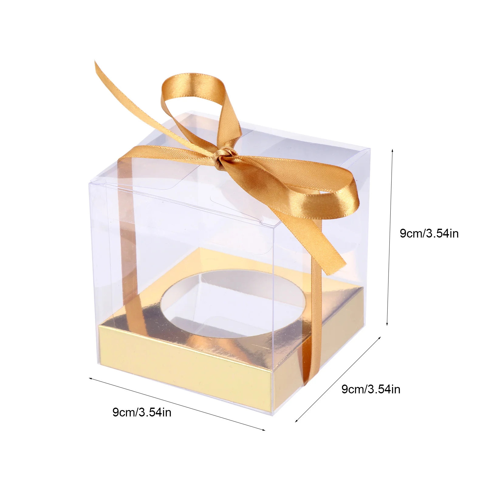 

Box Cake Boxes Clear Cupcake Packaging Transparent Carrier Bakery Individual Containers Container Gift Displaycandy Dessert Pie
