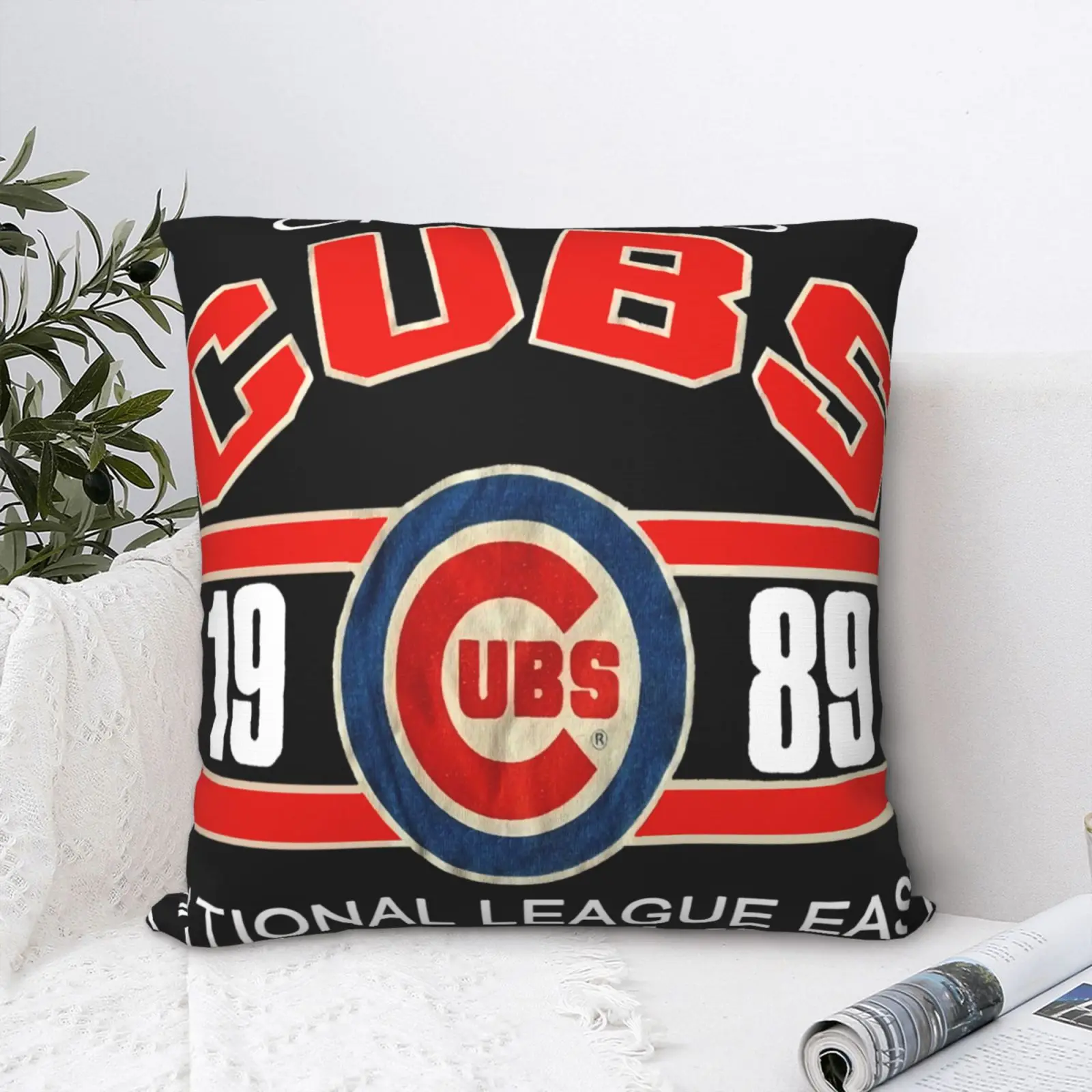 

1989 Чикаго Кабс Нат Лига шаров Наволочка на подушку домашнее украшение Летний диван аниме наволочка на подушку аниме чехол на молнии