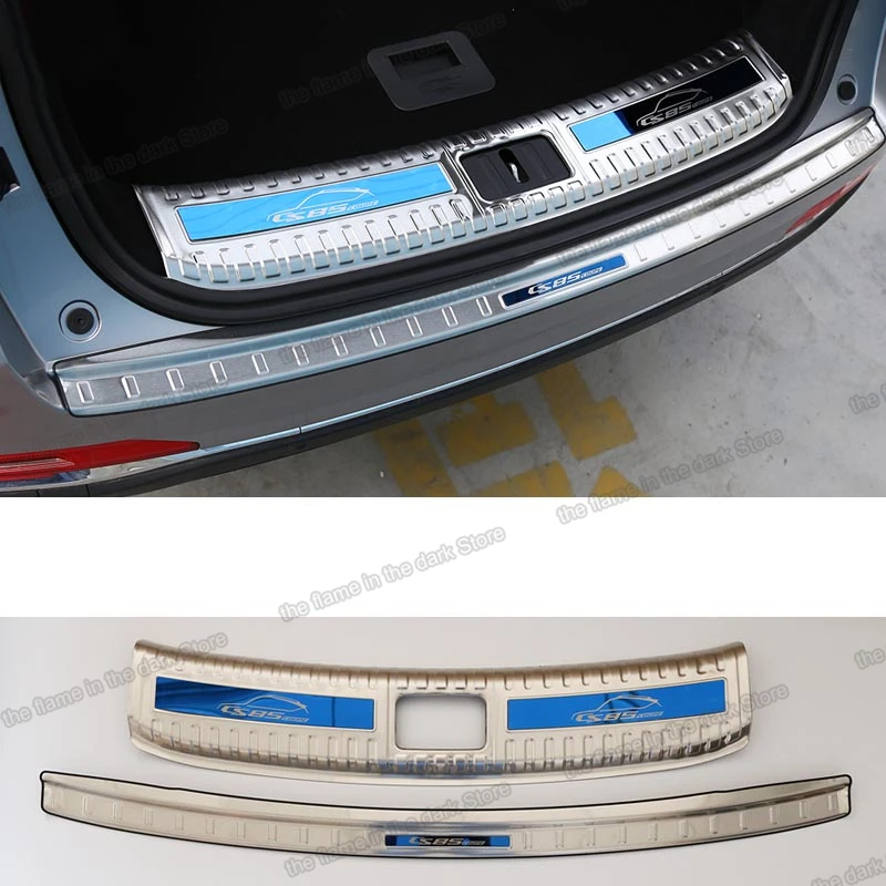 

Накладка на порог багажника из нержавеющей стали, защитная накладка для Changan Cs85 Coupe 2019 2020 2021 2022 2023, аксессуары