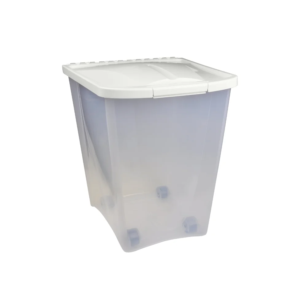 

OIMG 50 фунтов пластиковый контейнер для хранения корма для собак на колесах