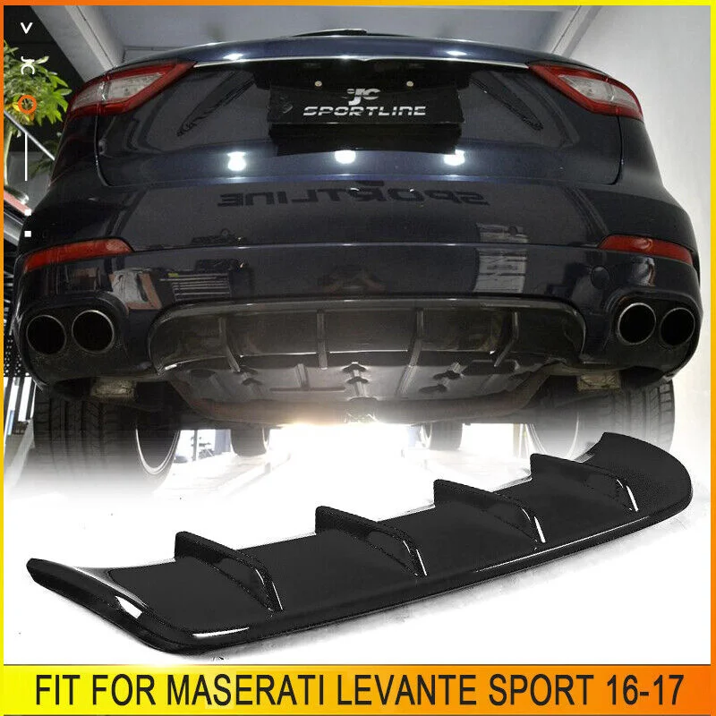

Подходит для Maserati Levante Sport Utility 2016-17, задний бампер, диффузор, спойлер