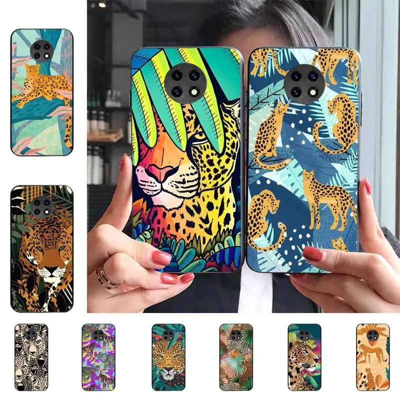 

Cartoon Cool Leopard Phone Case For Redmi 9 5 S2 K30pro Silicone Fundas for Redmi 8 7 7A note 5 5A Capa