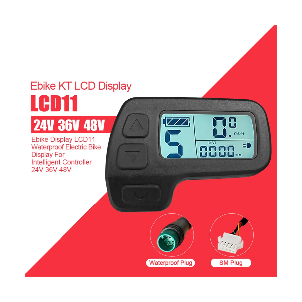 KT-LCD11 Мини Дисплей 24 в 36 48 для контроллера Kunteng панель электровелосипеда