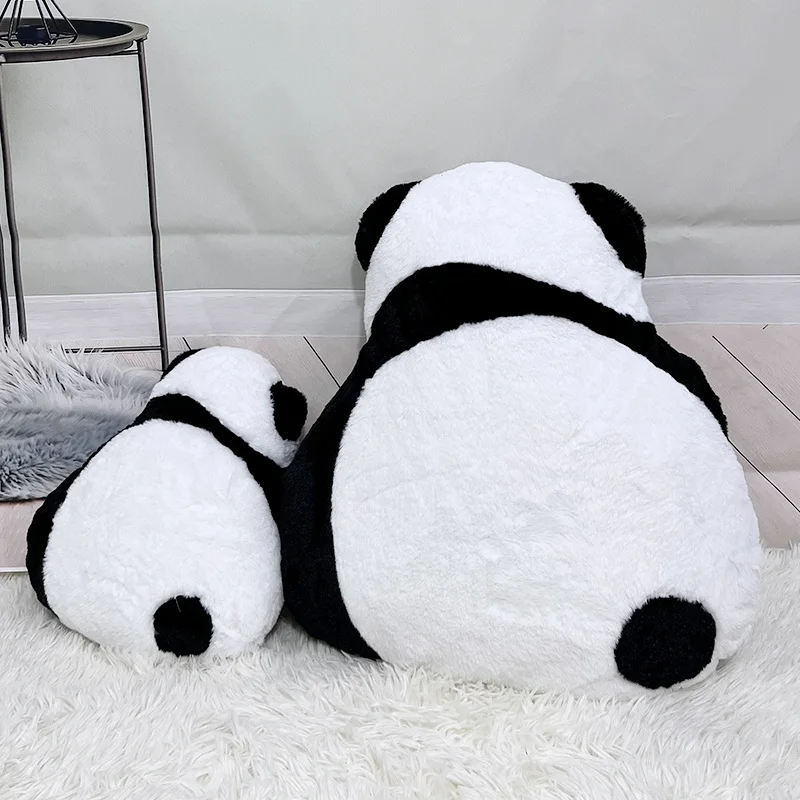 

Creative Cute Panda Back Shadow Plush Pillow Toy Cartoon Stuffed Animals Panda Plushies Cushion Kawaii Soft Kids Toys for Girls