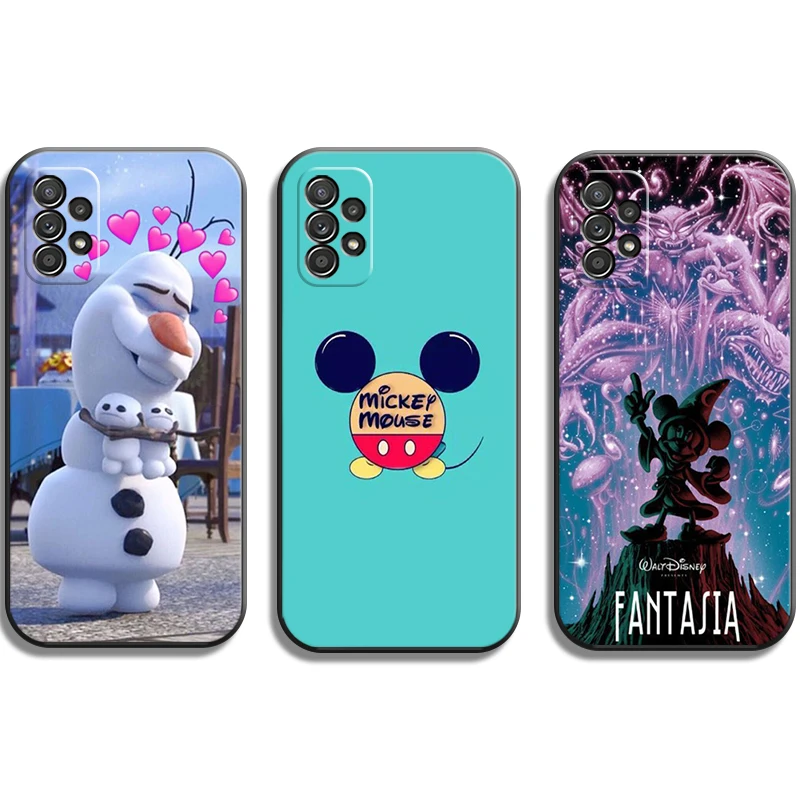 

Disney Cute Phone Cases For Samsung Galaxy A71 A51 4G A51 5G A52 4G A52 5G A72 4G A72 5G Soft TPU Coque Carcasa