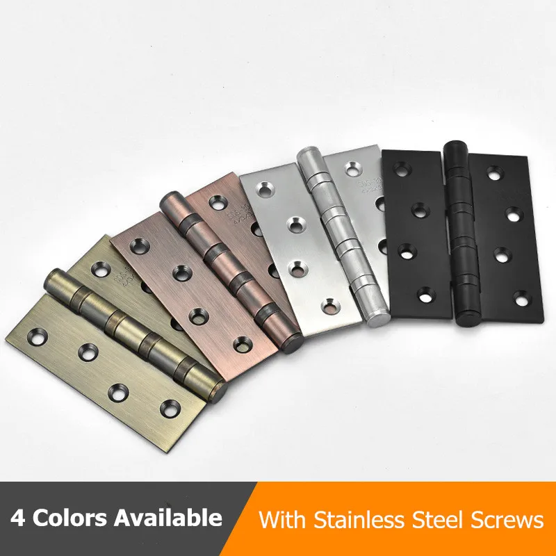 

4 Inch Antique Black Hinge, Heavy Duty Stainless Steel Door Hinge, Furniture Accessories doors hinges