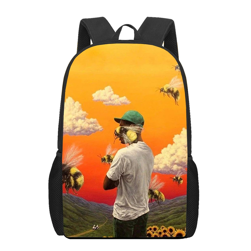 Рюкзак для девочек и мальчиков, ортопедический, с 3D-принтом