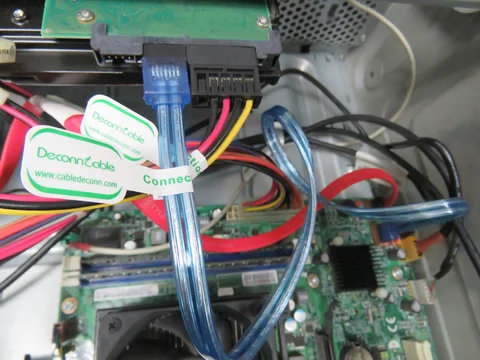 2 шт. кабель SATA III 12 Гбит/с, 7 контактов, прямой на прямой, Женский кабель для передачи данных с защелкой, 0,5 м, 1 м, синий