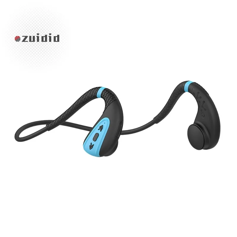 

Q1 Bone Conduction Earphones Outdoor Sport IPX8 Waterproof Built-in 8G Memory MP3 Music Player Headphone Swimming Diving Headset