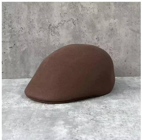 Женская шерстяная кепка зима