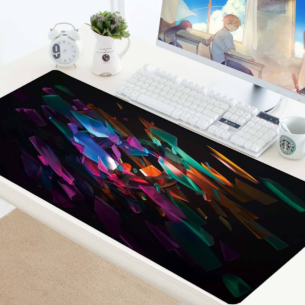 

Abstract Mouse Pad Gamer XXL 900x400mm Gaming Mouse Pad Notebook Desk Keyboard Playmat PC Accessories Padmouse Ergonomic Mats
