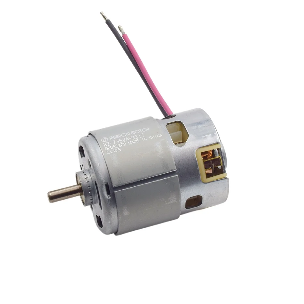 MABUCHI RZ-735VA-9517 RS-735 DC 12 В-18 В 20400 об/мин высокоскоростной мощный двигатель 5 мм вал DIY электрическая дрель садовый инструмент отвертка