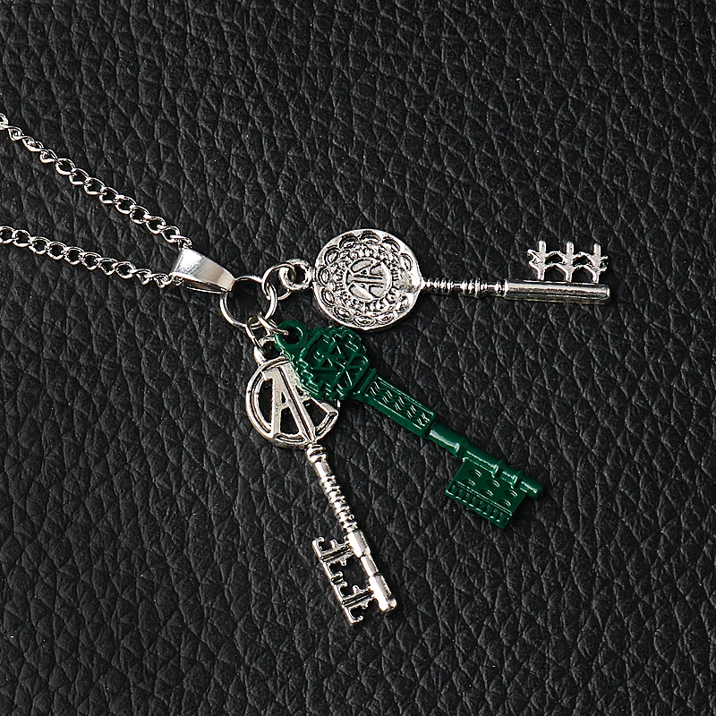 

Цепочка с подвеской в форме ключа для мужчин и женщин, изящное металлическое ожерелье с мотивом фильма Ready Player, бижутерия, хороший подарок для друзей