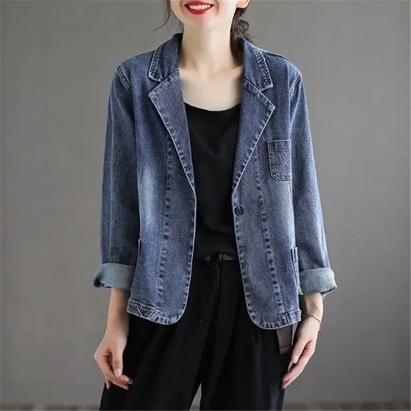 Женское джинсовое пальто XLMJDZGS