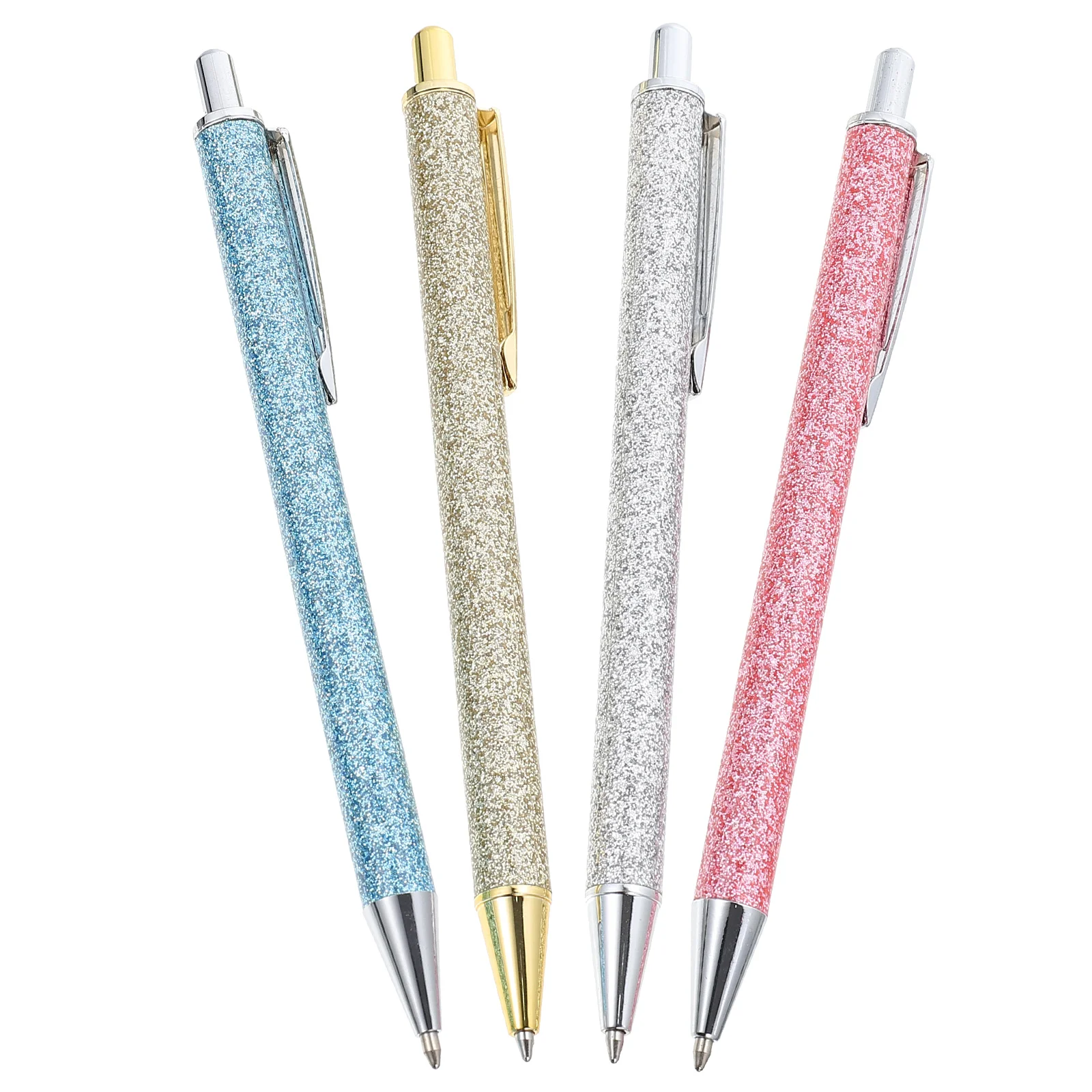 

Pens Pen Ballpoint Writing Point Metal Office Retractable Supplies Fine Glitter Journaling Ink Press Type Signature Rollerball