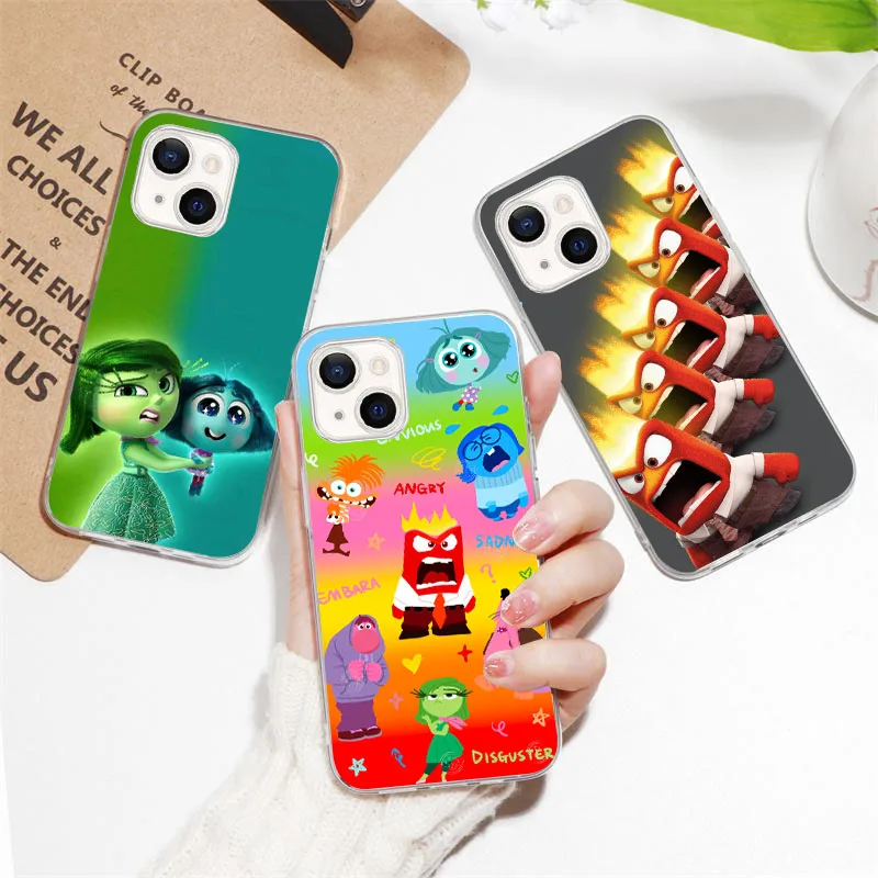 Мягкий чехол для Moto G52 G42 G32 G23 G22 G14 G84 E32 G62 G04 G24 G72 G71 G73 G34 G20 SD-37 Cartoon I-Inside Out 2